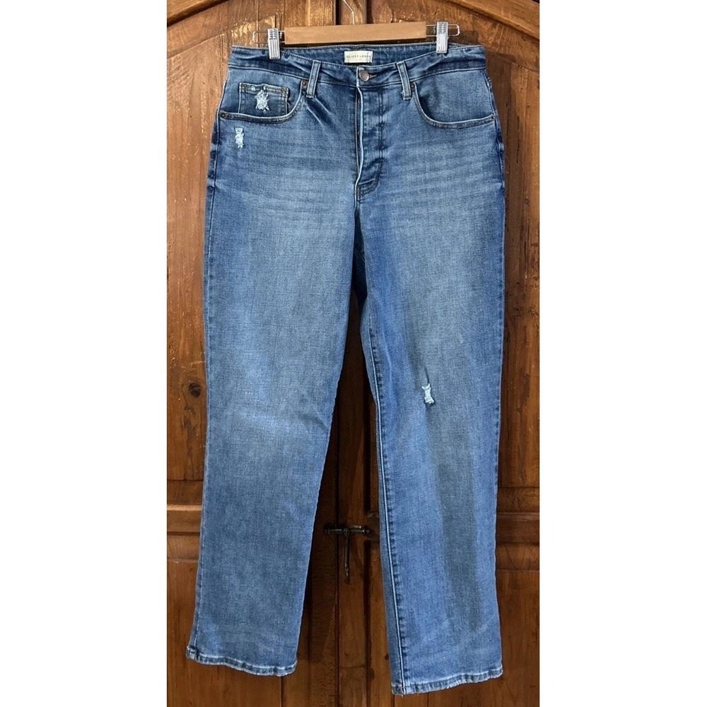 Women's Oliver Logan Relaxed Straight Jeans Sz 32 NO Pilling